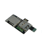 Для-HTC-Sensation-4-г-шлейф-Sim-Simcard-и-памяти-SD-карты-держатели-слот