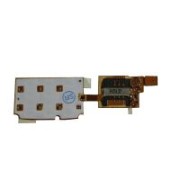 Подложка клавиатуры Sony Ericsson T303 нижняя в сборе с sim-держателем (5027_1)
